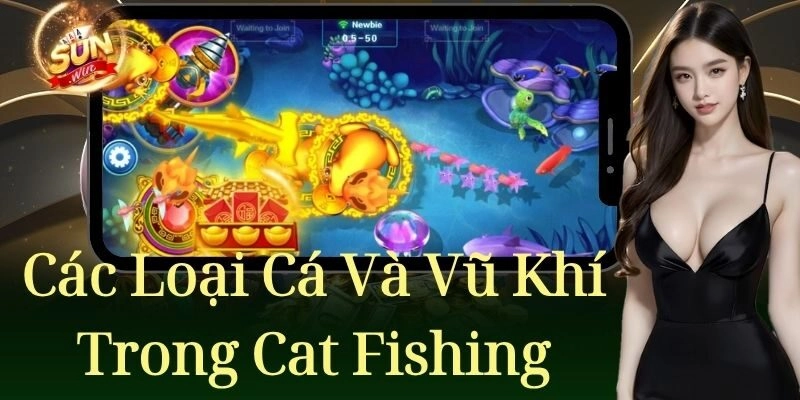 Các loại cá và vũ khí trong Cat Fishing